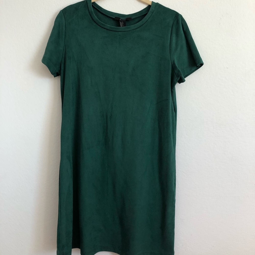 Forever 21 Velvet Green dress